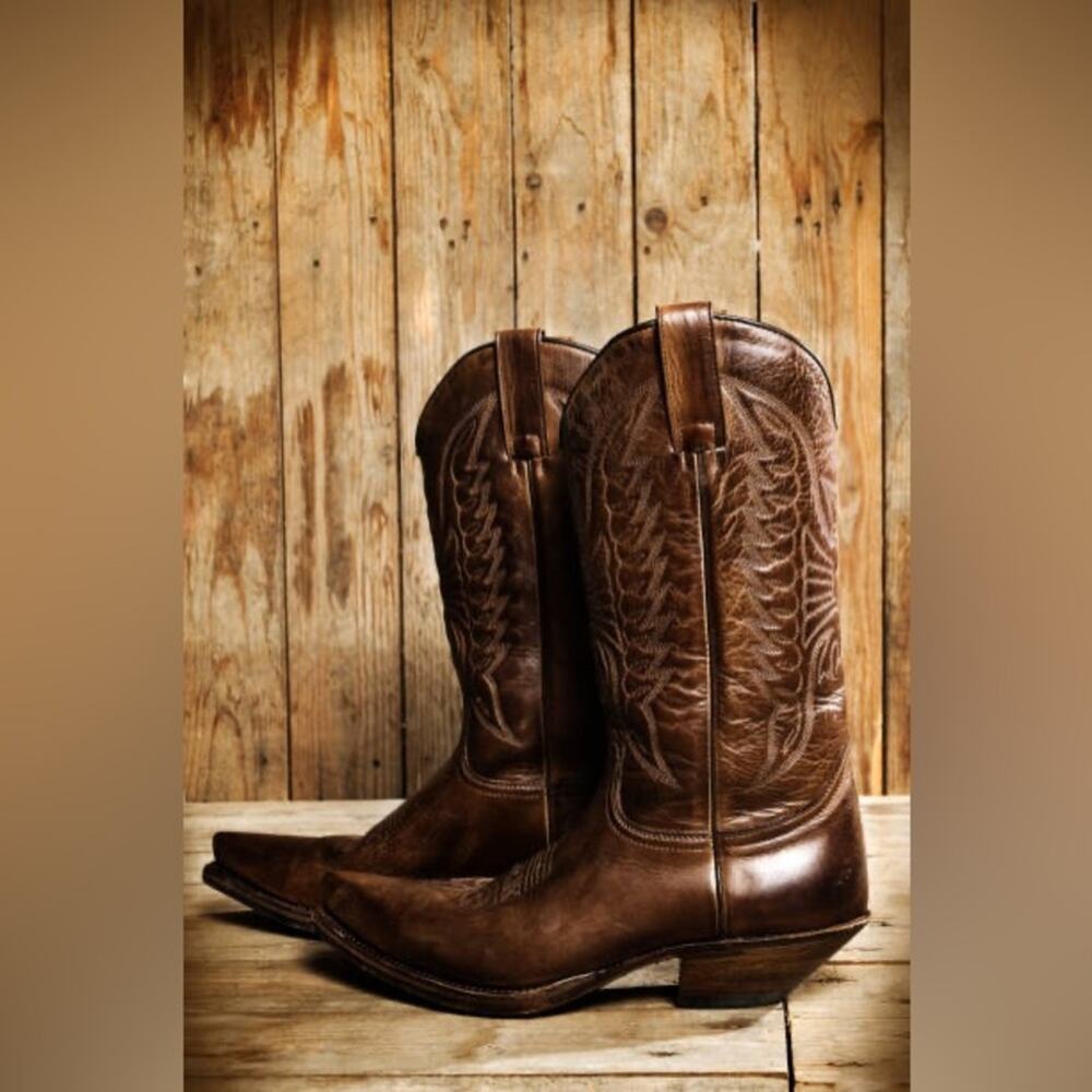 Durango Chestnut Western Leather Cowboy Boots